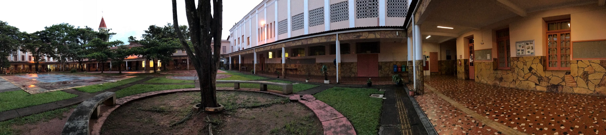 Uma foto panorâmica.